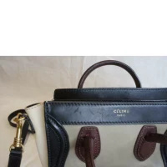 CELINE Luggage Shopper Multicolor Bag